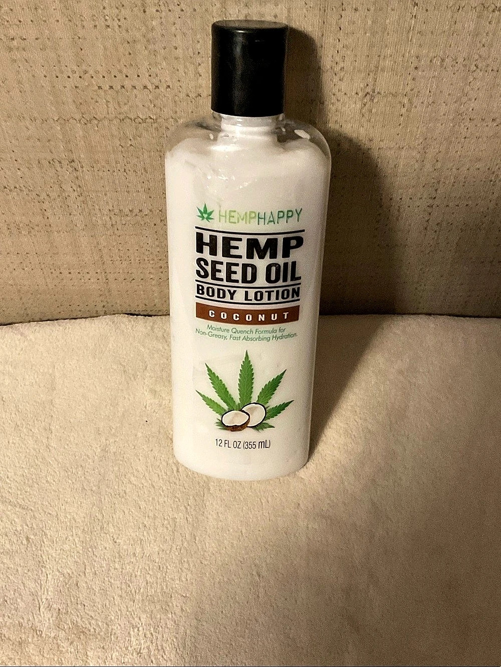 HempHappy Hemp Seed Oil Body Lotion Coconut Body Lotion NWT